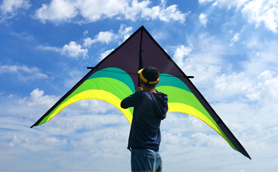 Amazon.com: Flying Hoofer Giant Kite for Adults Easy to Fly, 9ft